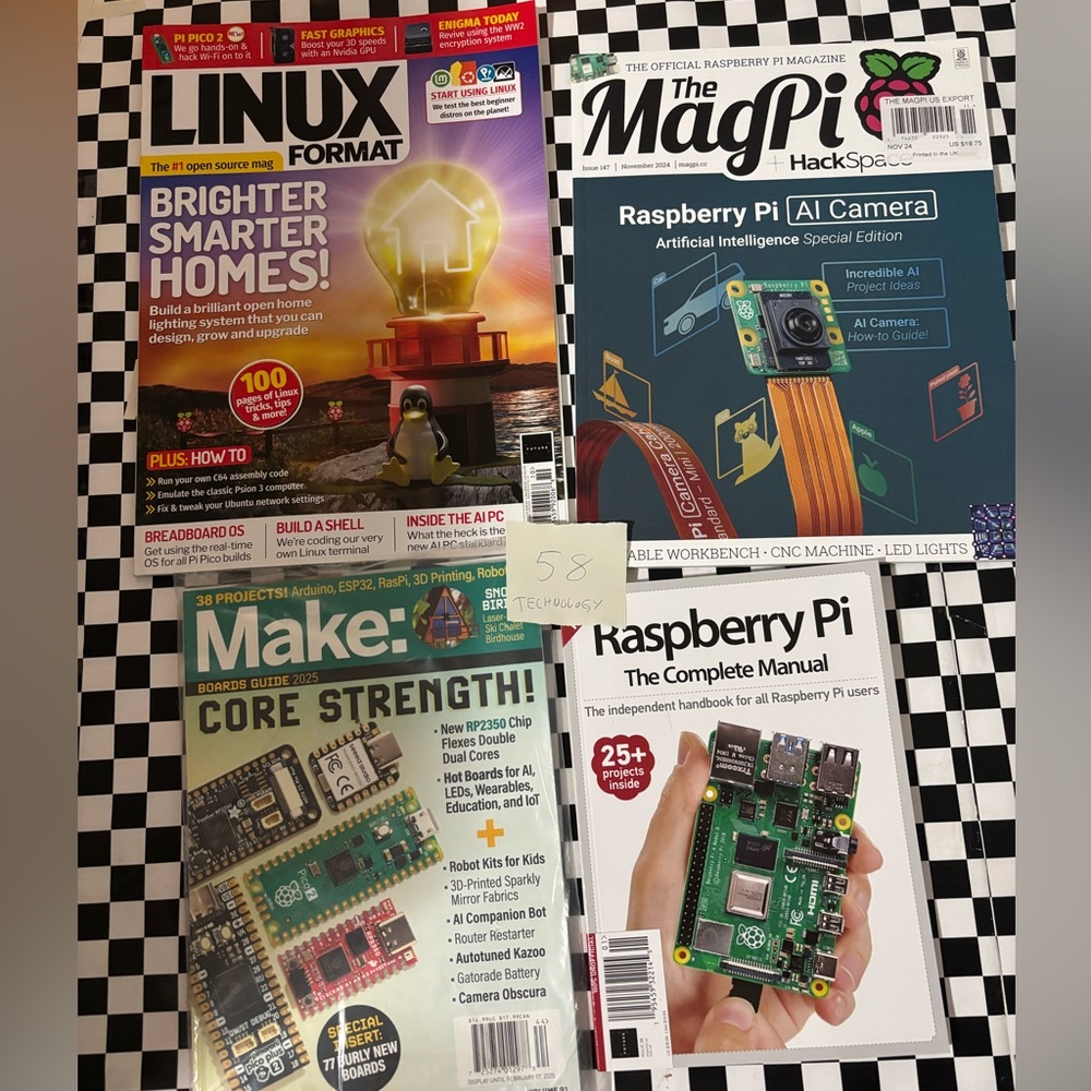 Lot of 4 technology magazines NEW